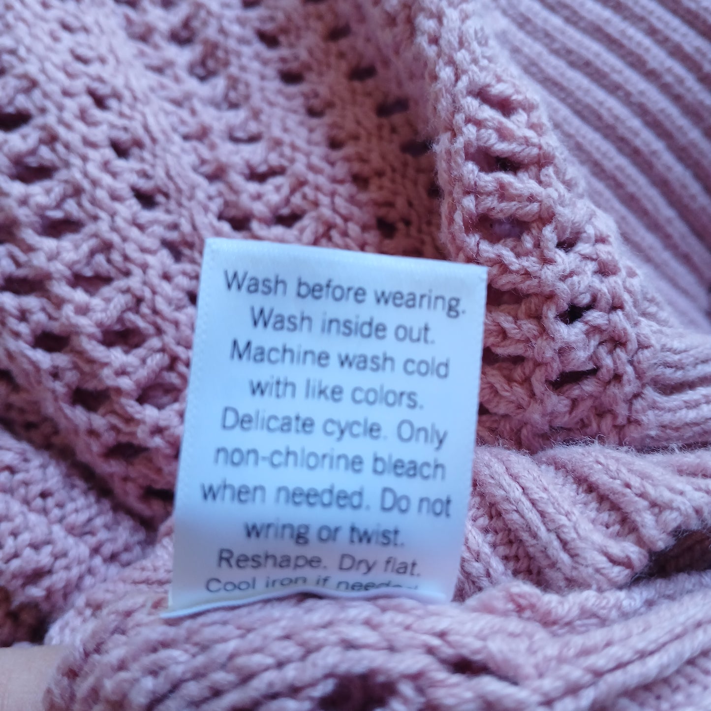 Sonoma - Goods For Life - Pink Crochet Top Size XS