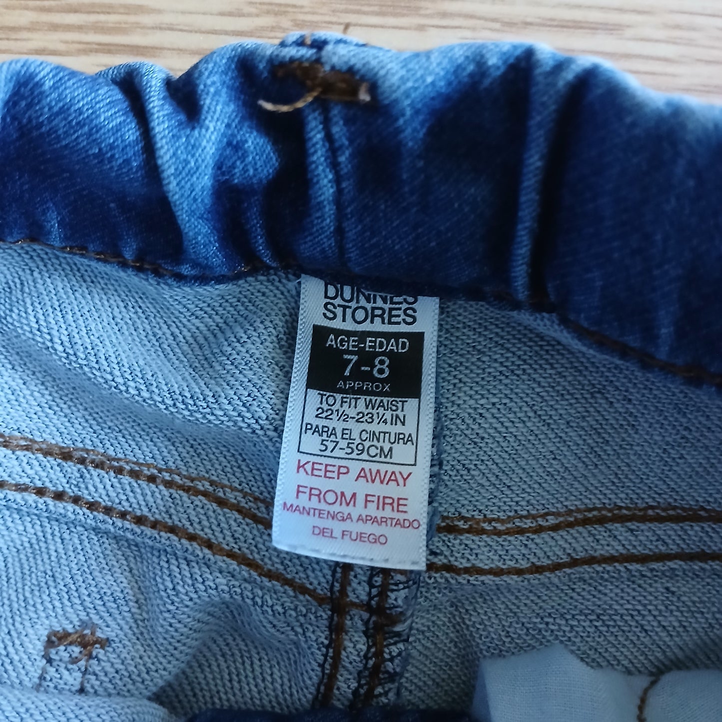 Dunnes Jeans Age 7-8