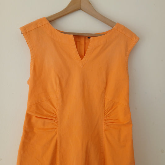 River Woods Orange Denim Dress Size 40/12
