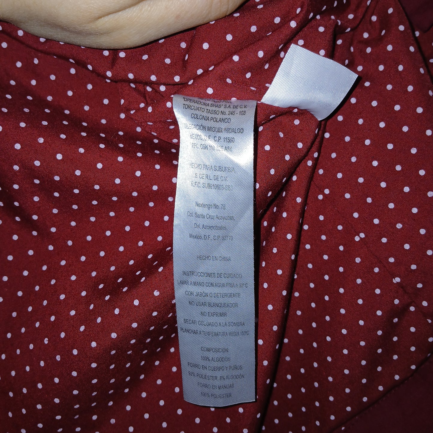 Things Contempo Red Coat Approx Size L