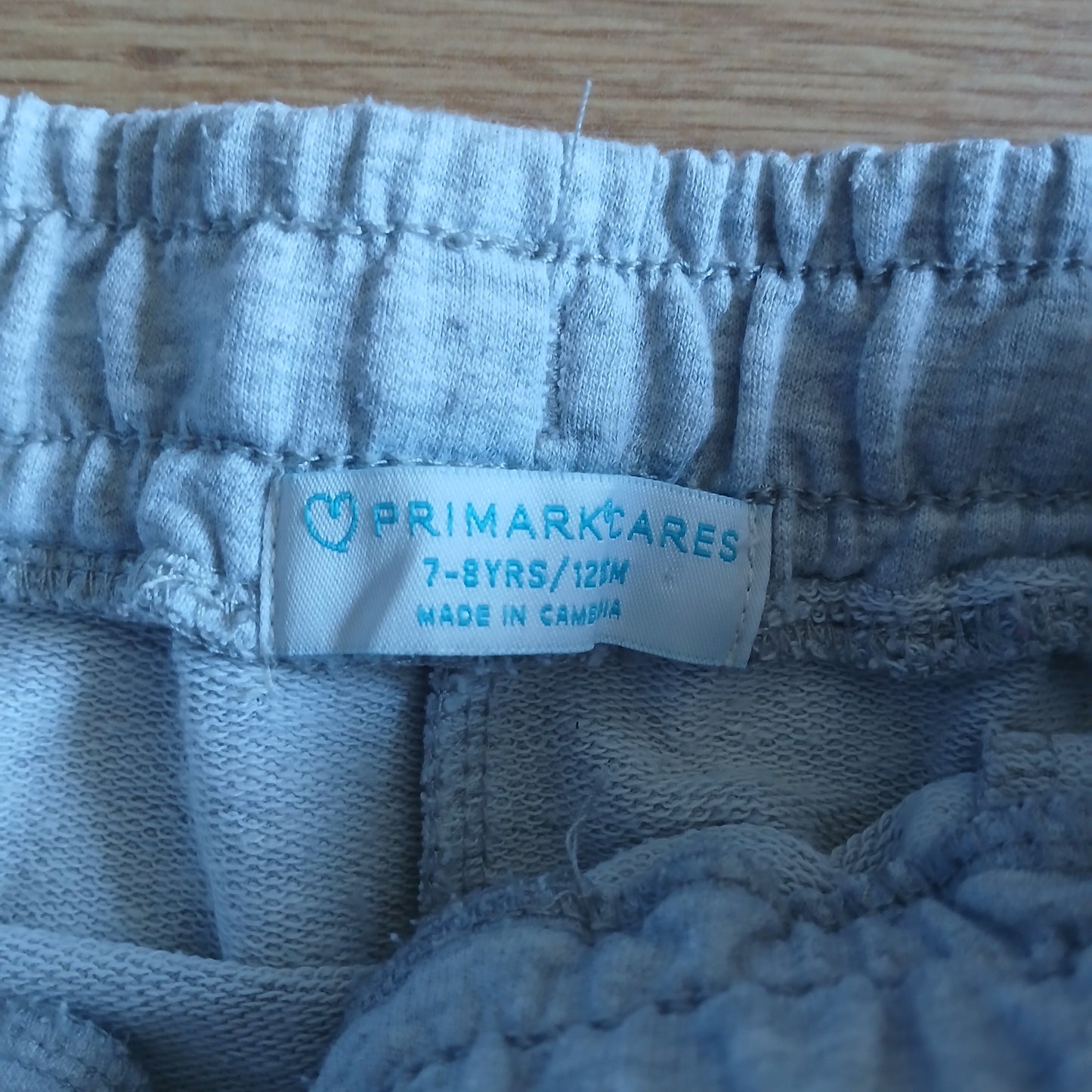 Primark Penneys Grey Shorts Age 7-8