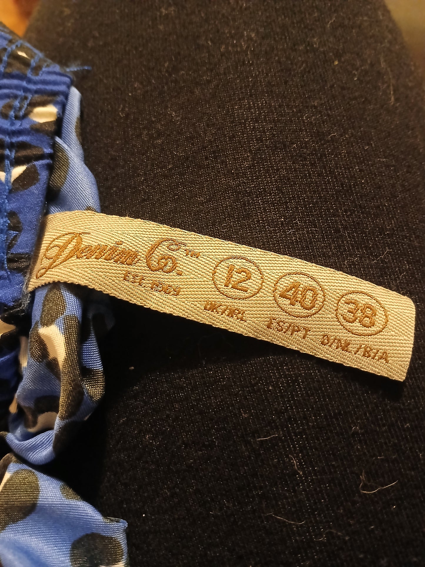 Brand New - Denim Co Blue Leopard Print Shorts Size 12