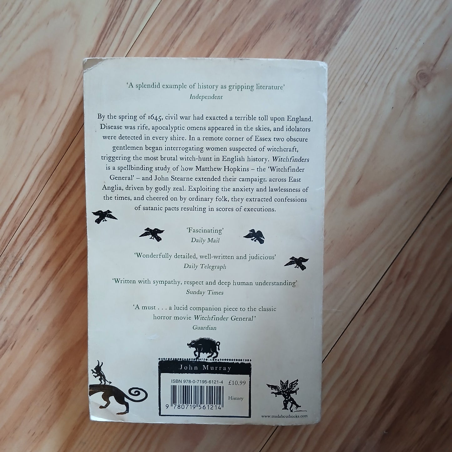 Witchfinders by Malcolm Gaskill