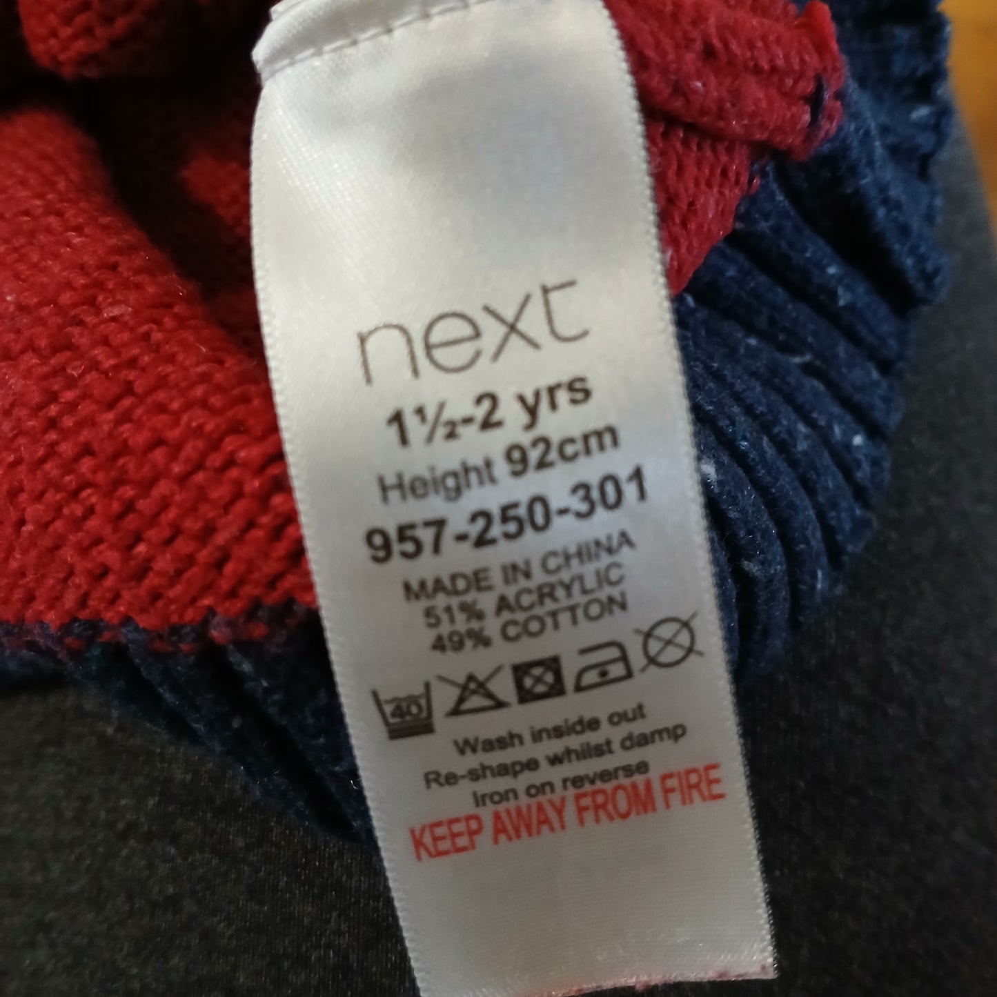 Next Christmas Reindeer Jumper Age 18-24 months