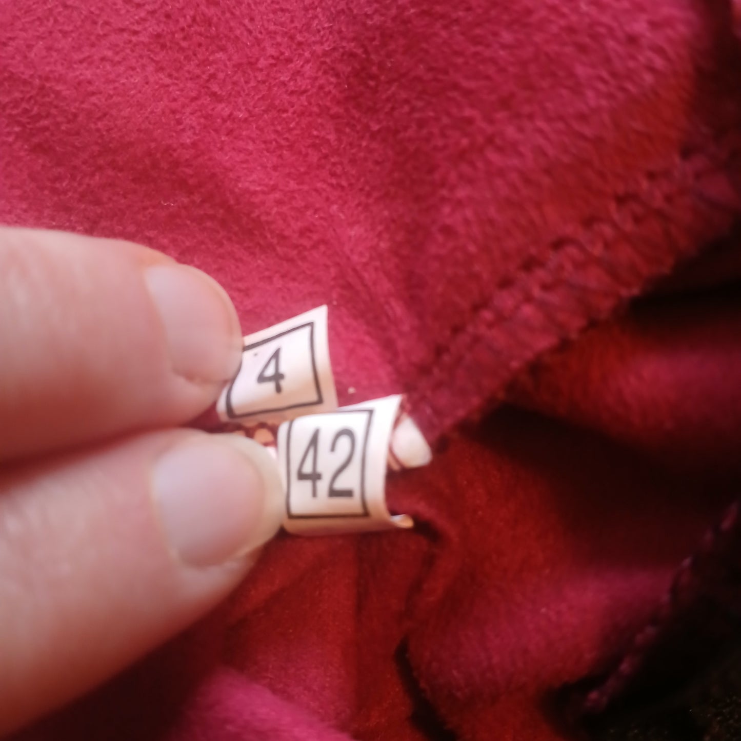 Red Stretchy Skirt Size XXS