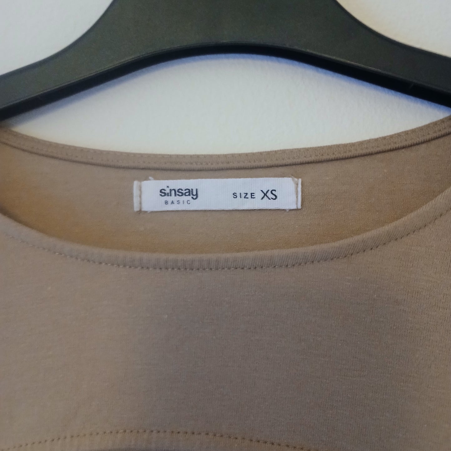 Sinsay Brown Cut-Out Dress Size XS