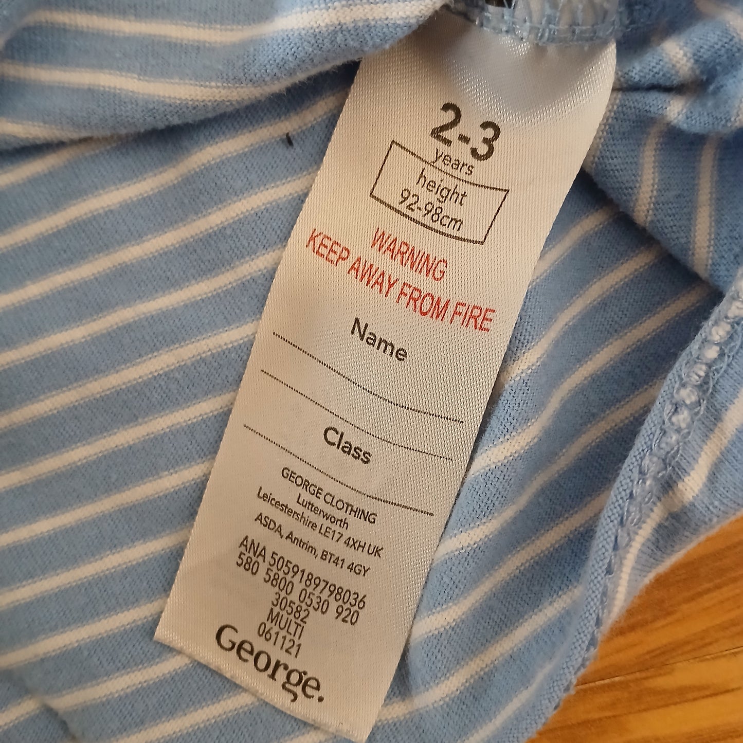 George Blue T-Shirt Age 2-3