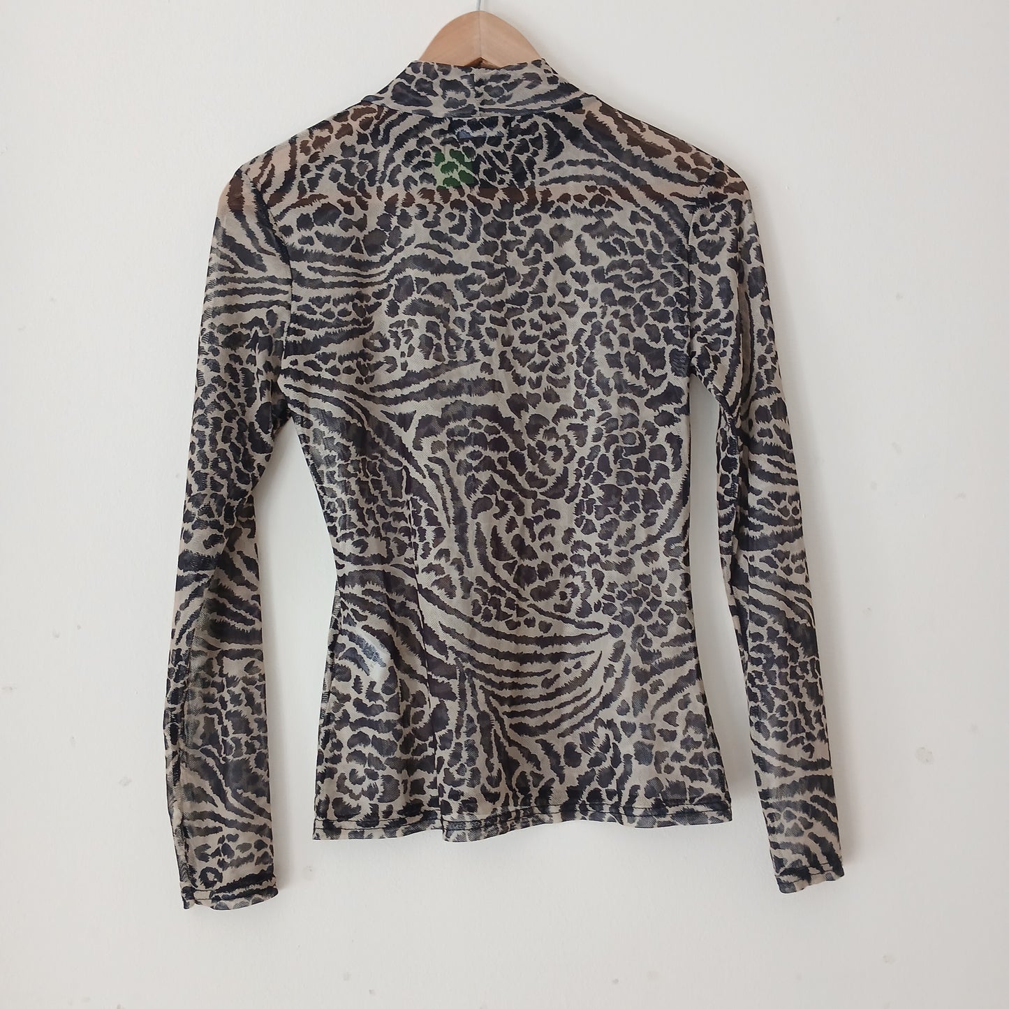 Ayanapa Animal Print Top Size Small