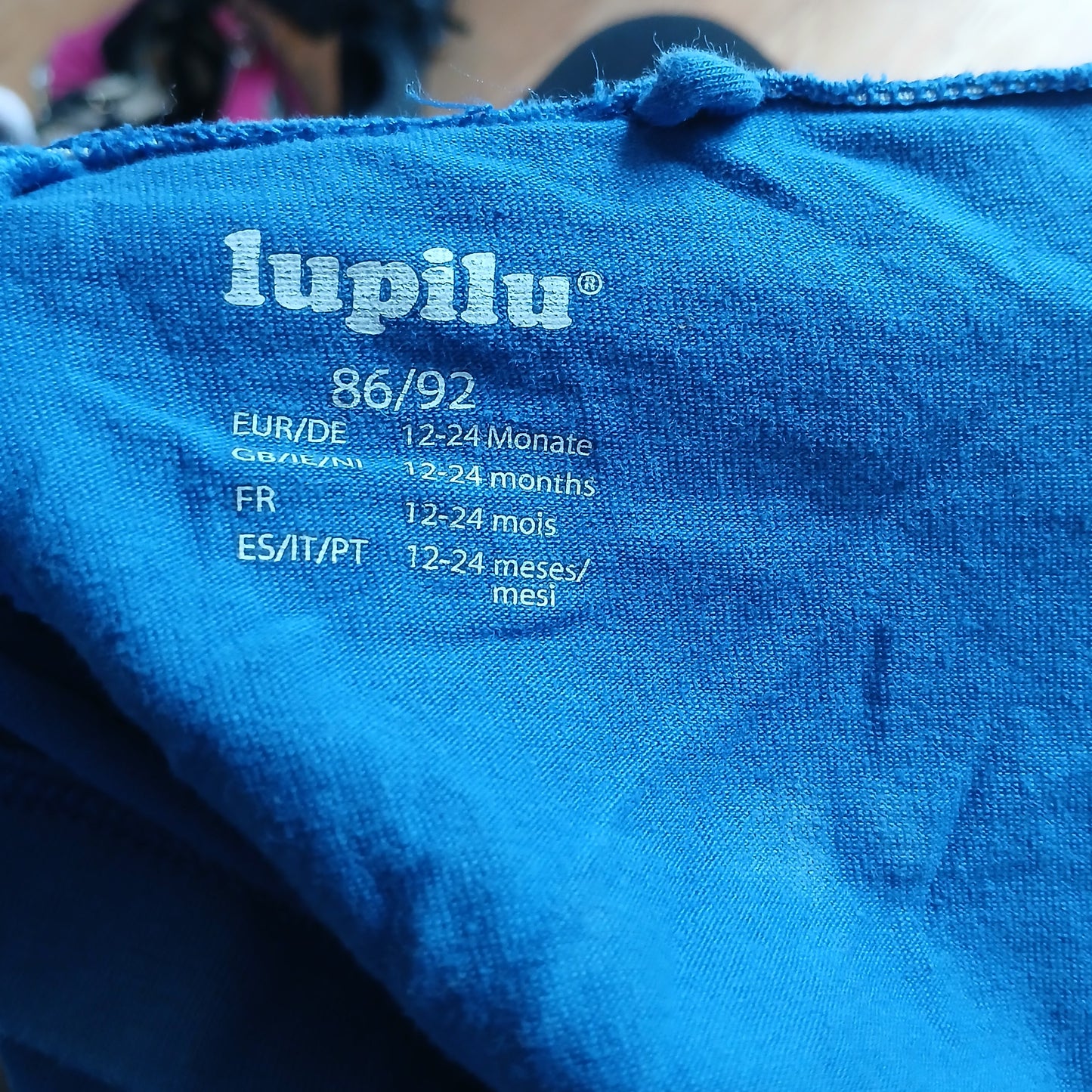 Lupilu Blue Shorts Age 12-24 months