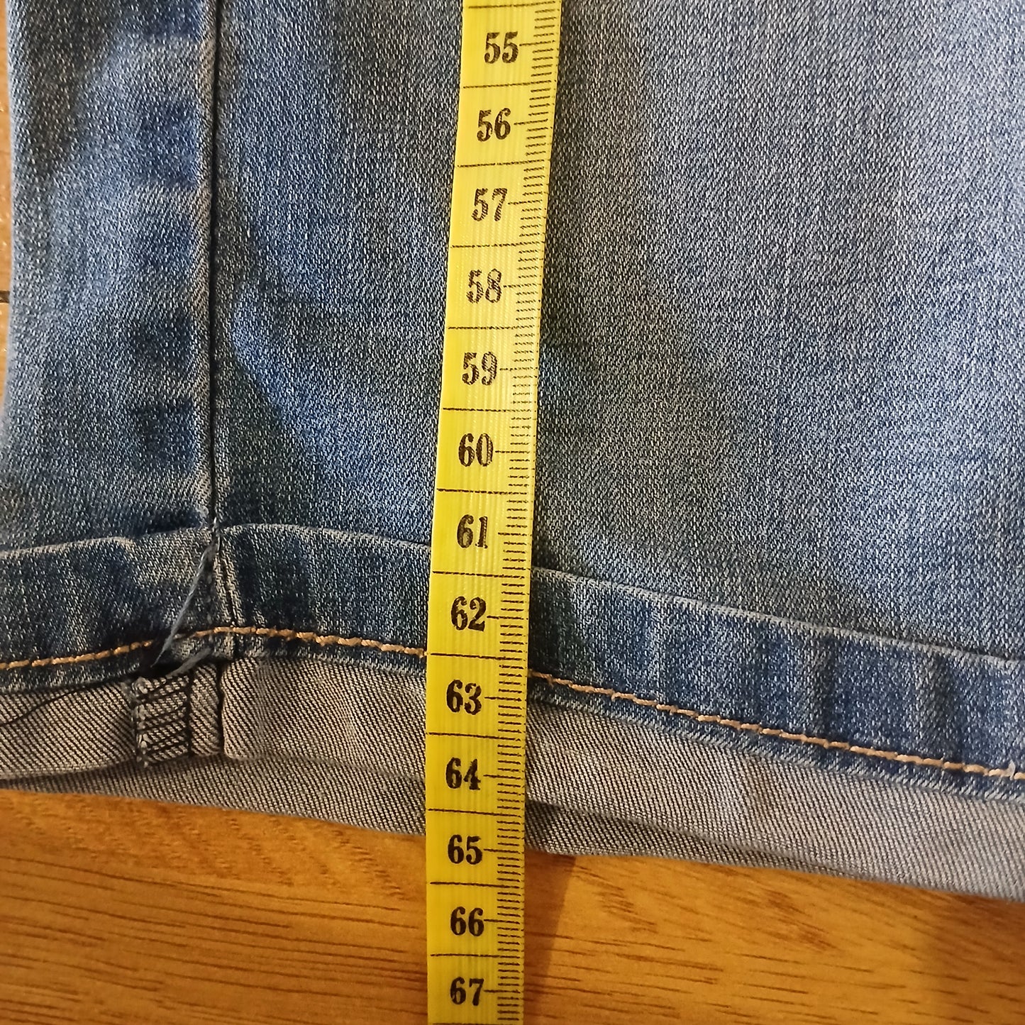 Hailys Denim Long Shorts Capri Jeans Size S/M