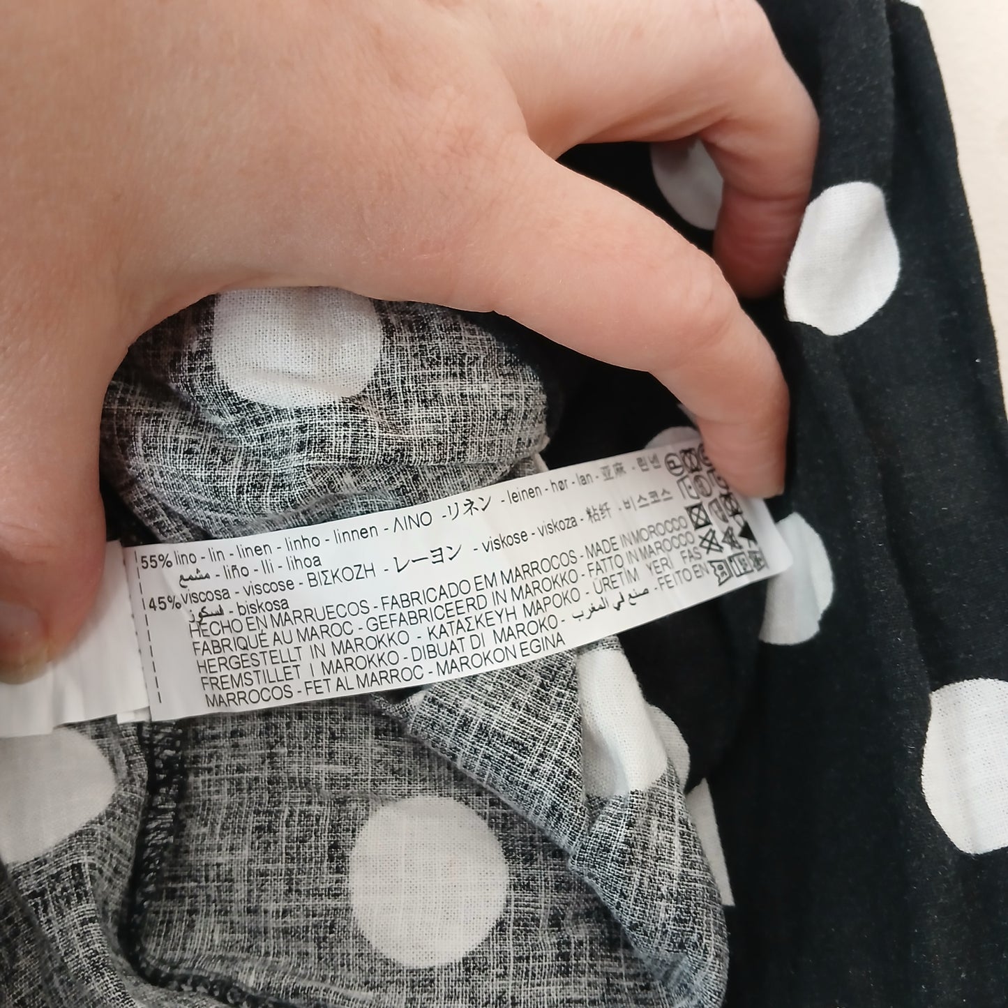 Zara Polka Dot Blouse Size M