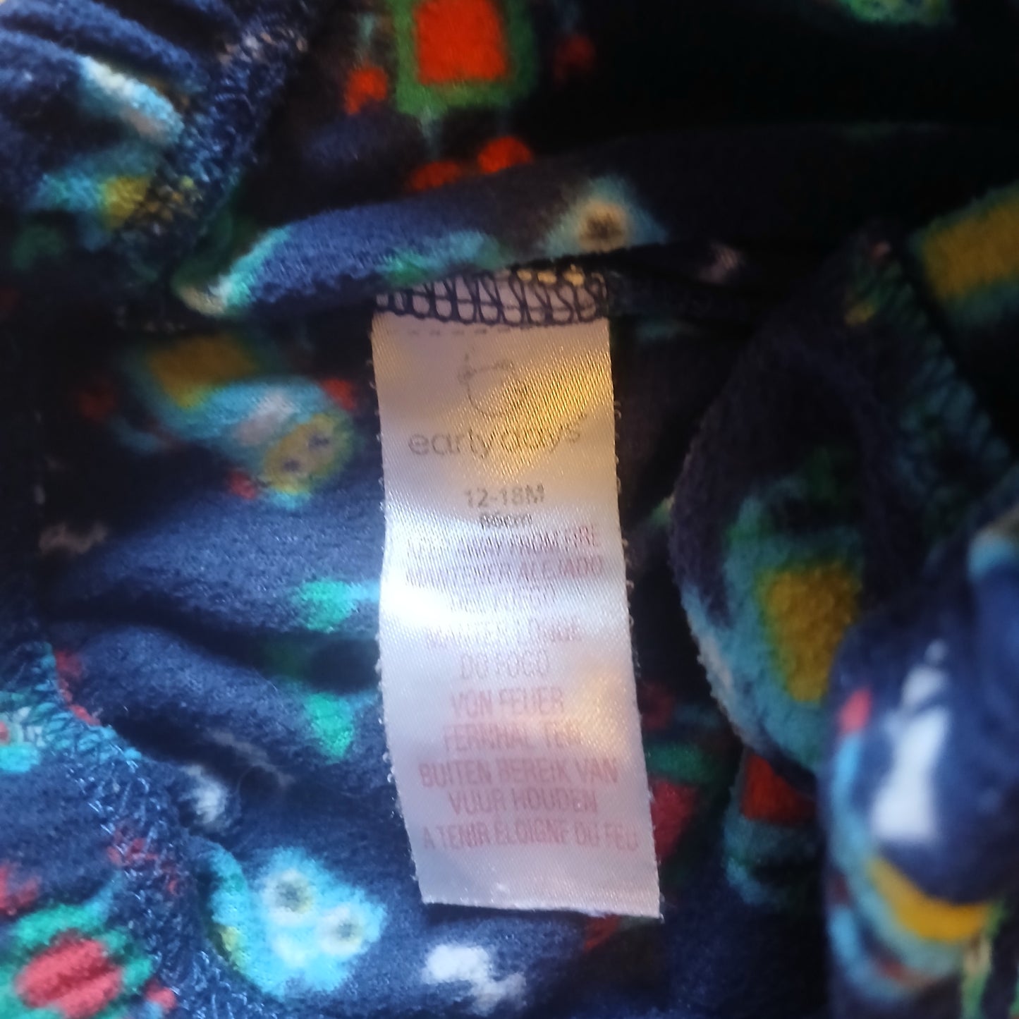 Early Days Robot Fleece Pyjama Bottoms Age 12-18 months