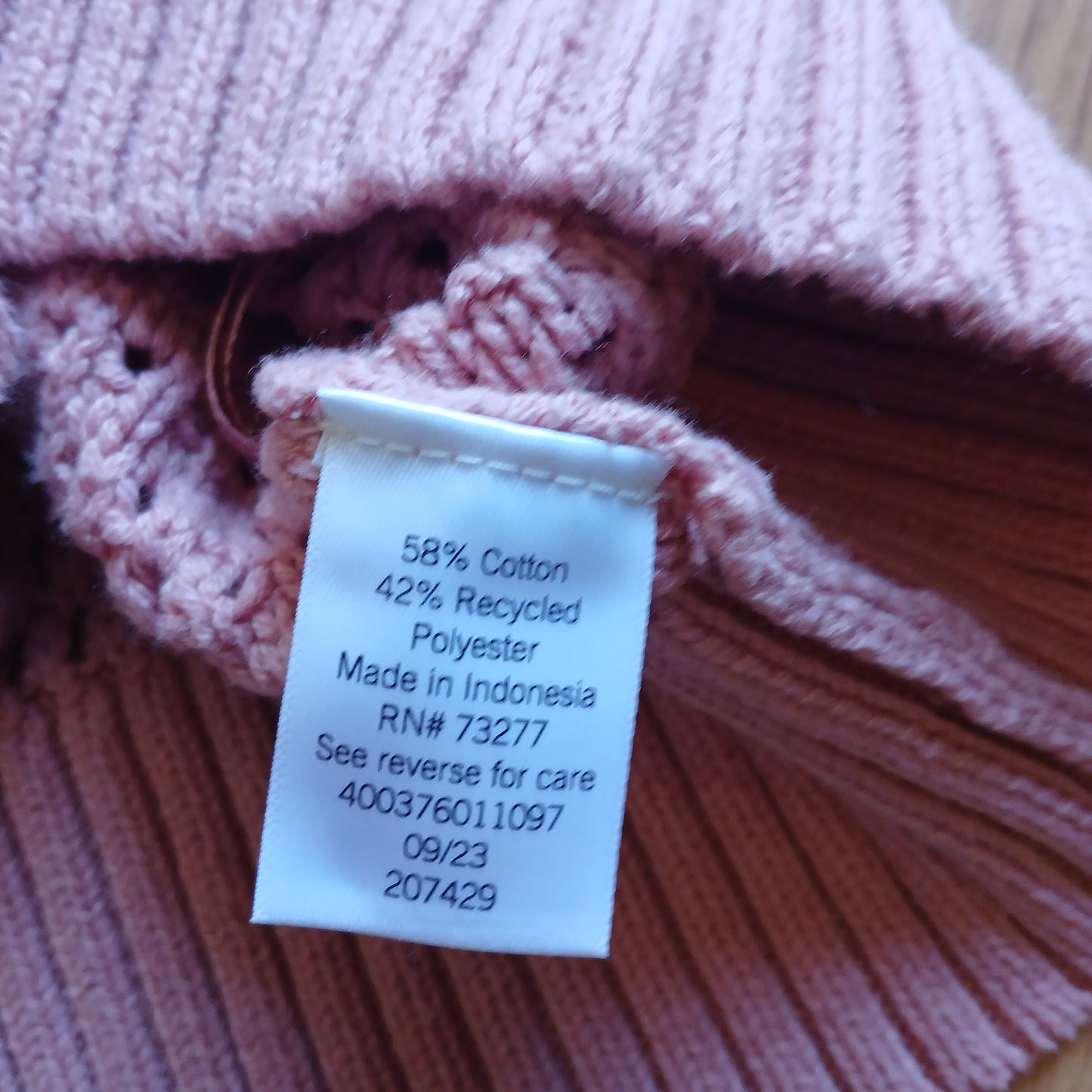 Sonoma - Goods For Life - Pink Crochet Top Size XS