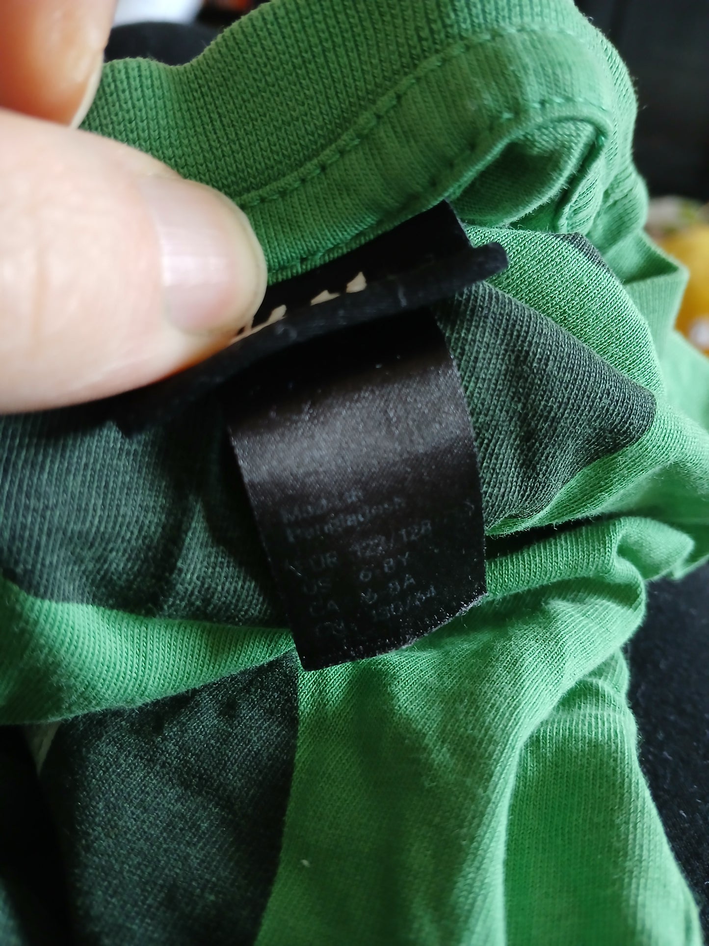 H&M Green T-Shirt Age 6-8