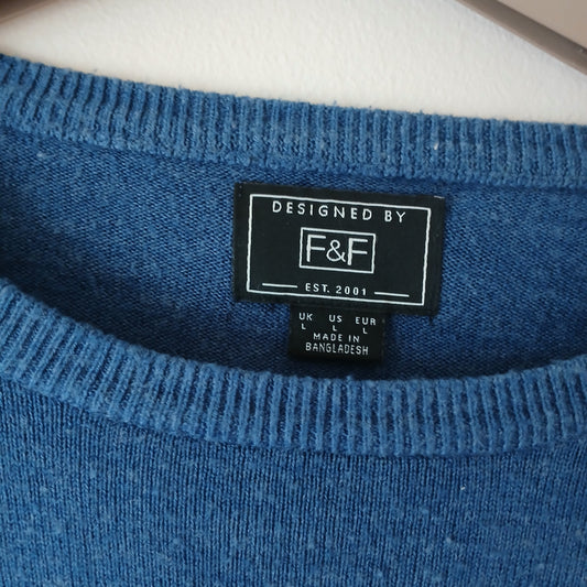 F&F Blue Jumper Size L