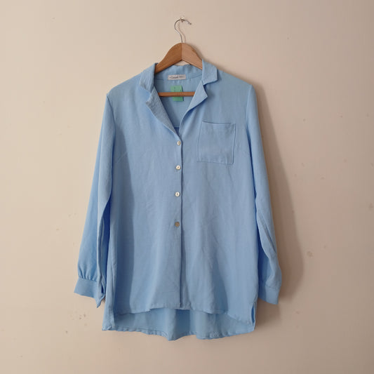 The Casual Company Blue Shirt Approx Size M
