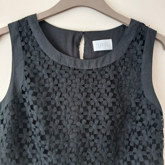 Savida Black Top Size 12