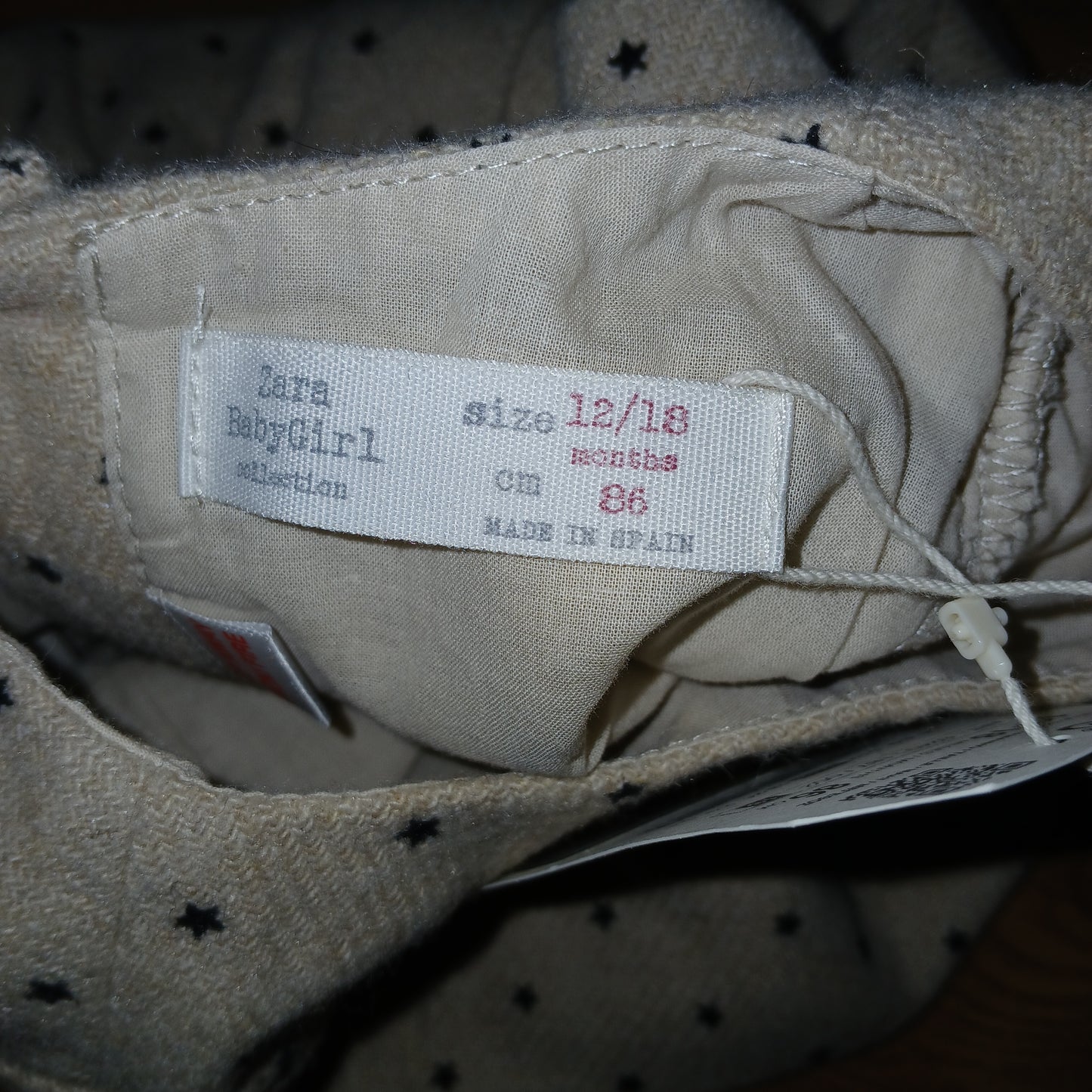 Zara Brand New with Tags Star Dress Age 12-18 months