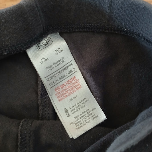 F&F Leggings Age 12-18 months