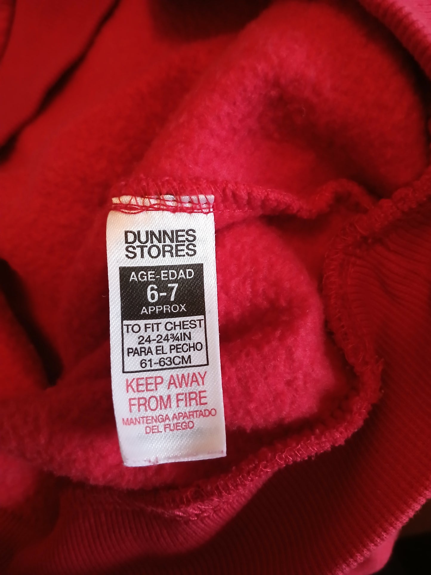 Dunnes Christmas Jumper Age 6-7