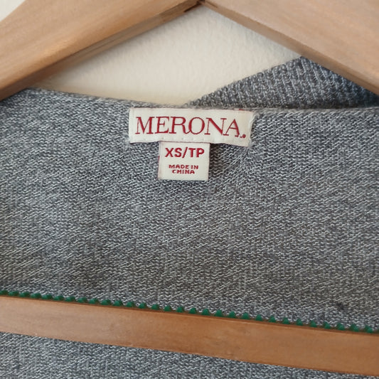 Merona Grey Cardigan Size XS