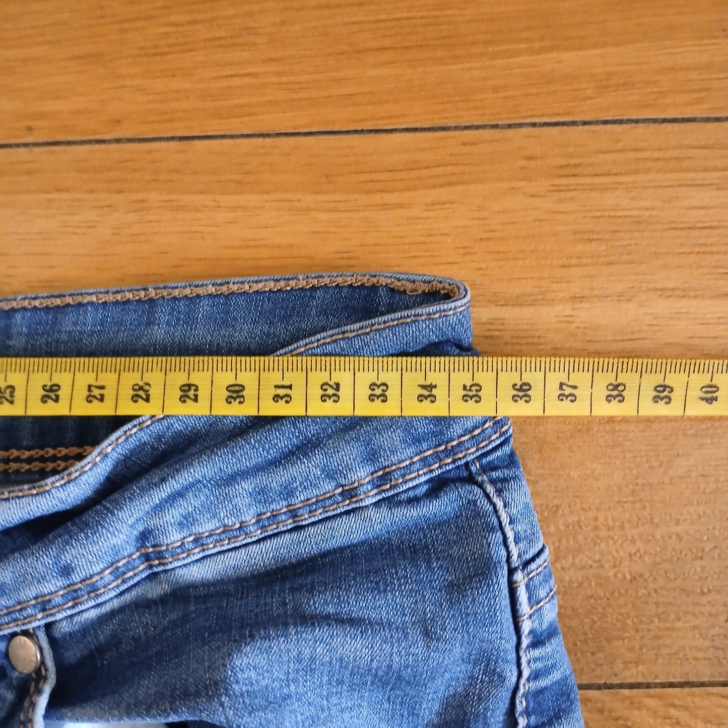 Hailys Denim Long Shorts Capri Jeans Size S/M