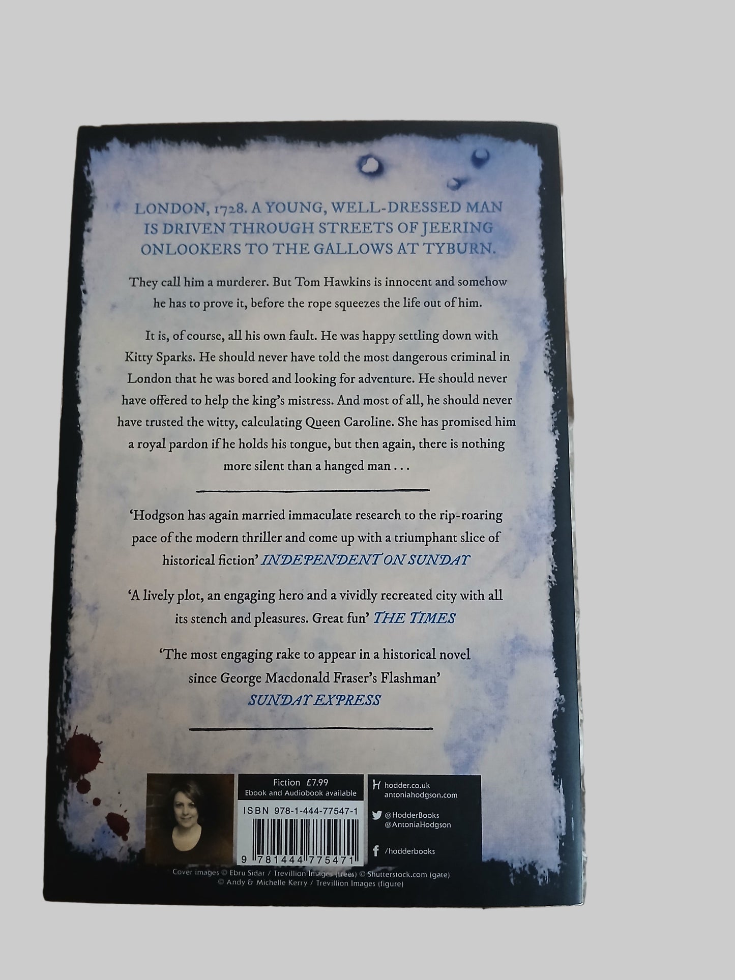 The Last Confession of Thomas Hawkins by Antonia Hodgson