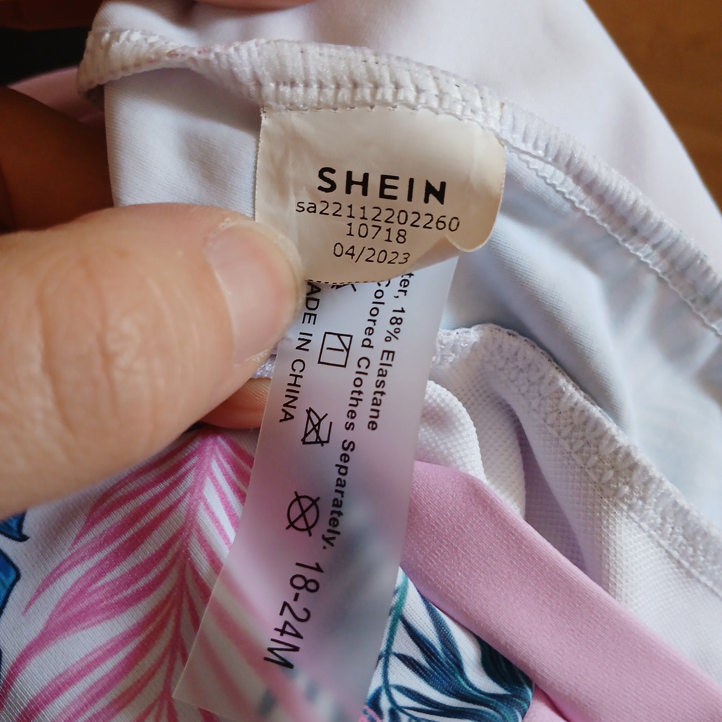 Shein Swimming Costume Age 18-24 months