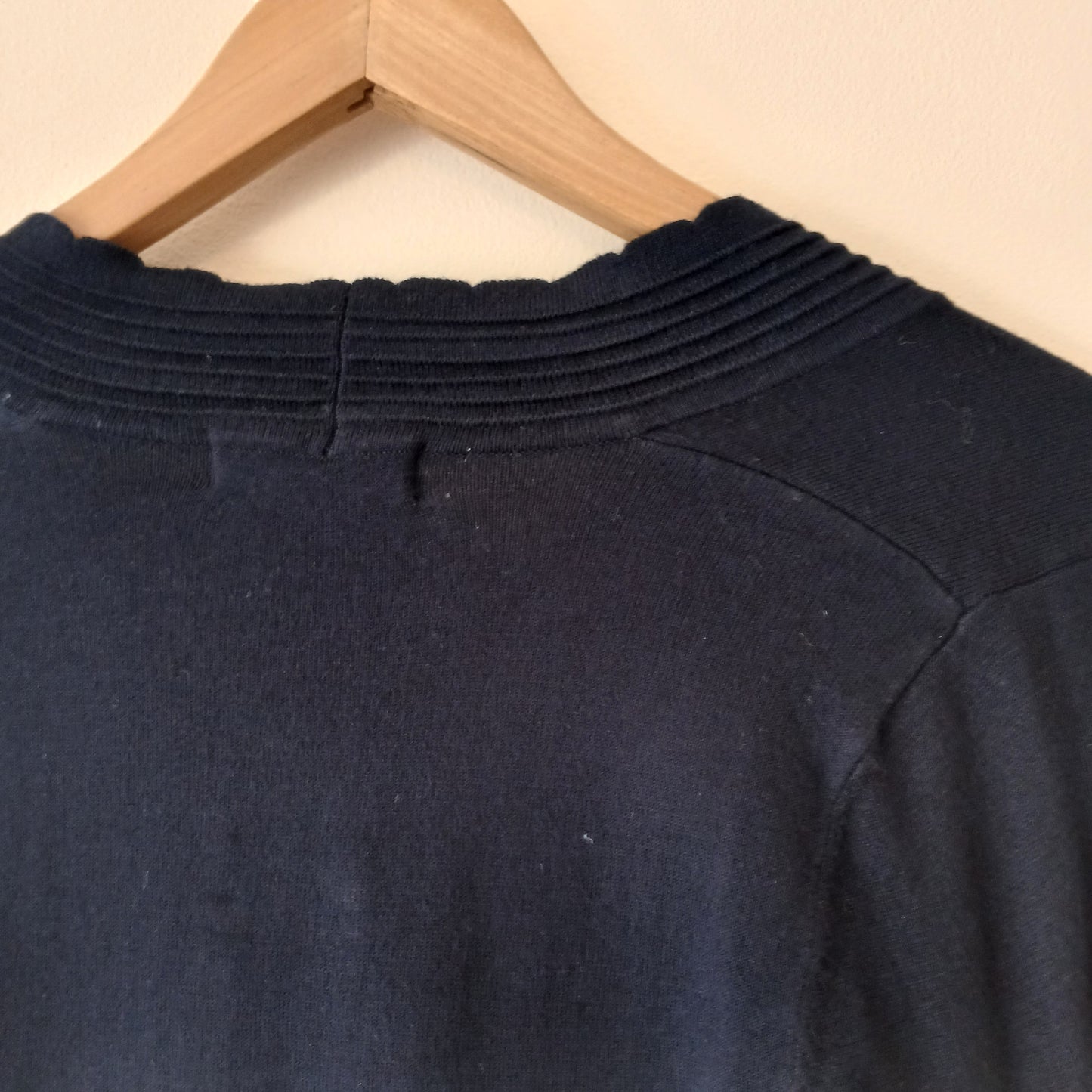 Jessica Howard Navy Cropped Cardigan Size Petite Small