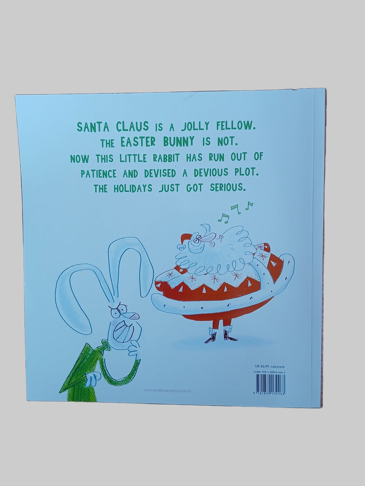 Santa Claus Vs The Easter Bunny by Fred Blunt