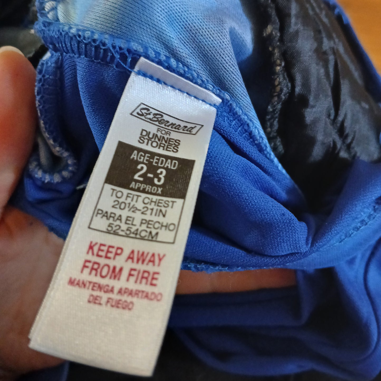 Dunnes Superman Costume Age 2-3