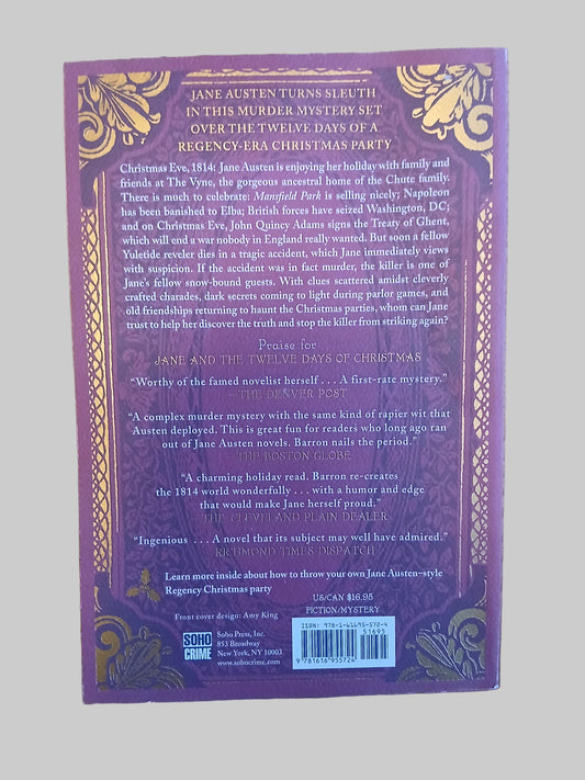 Jane and the Twelve Days of Christmas by Stephanie Barron