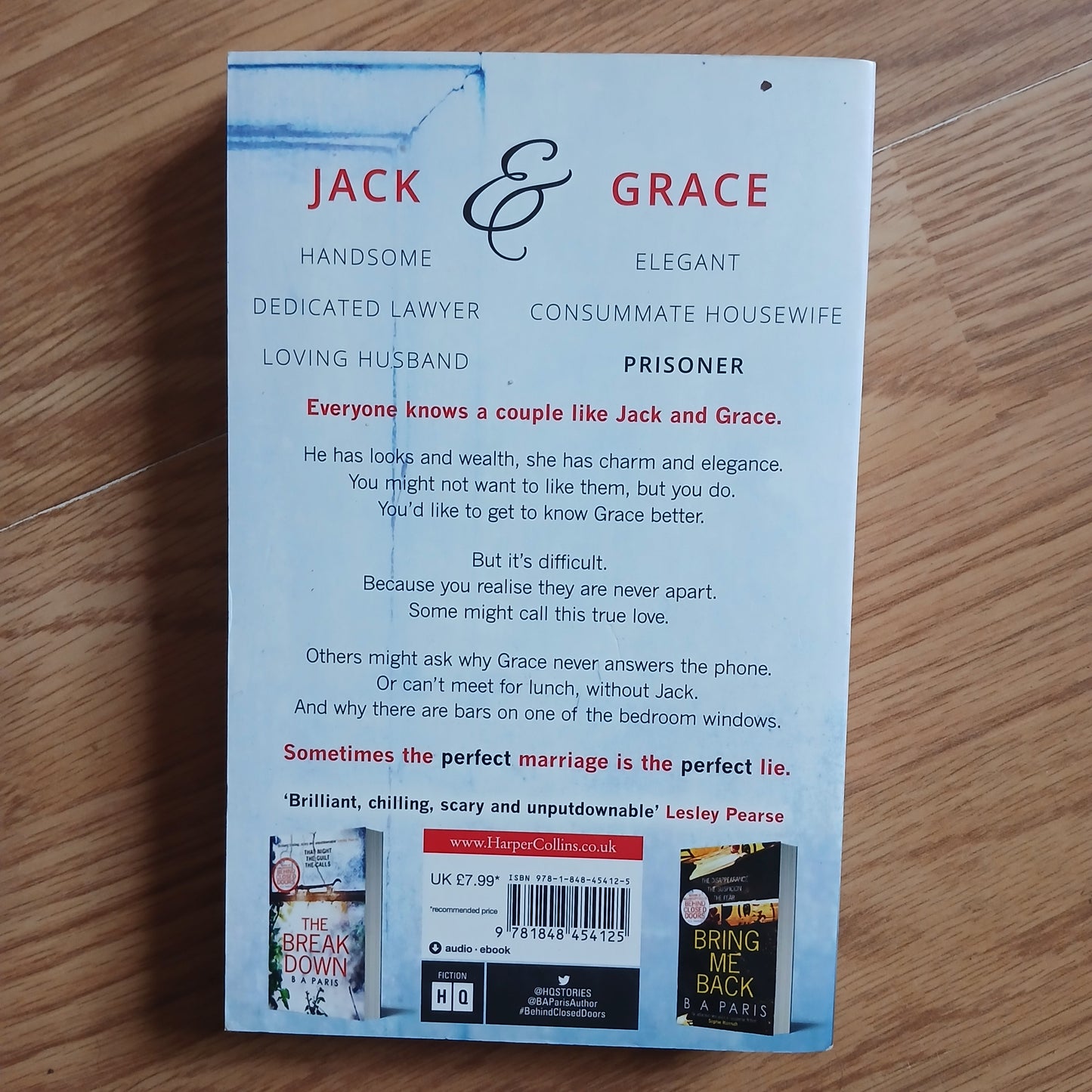 Behind Closed Doors by B A Paris