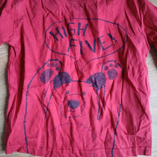 Mini Rebel Red T-Shirt Age 12-18 months