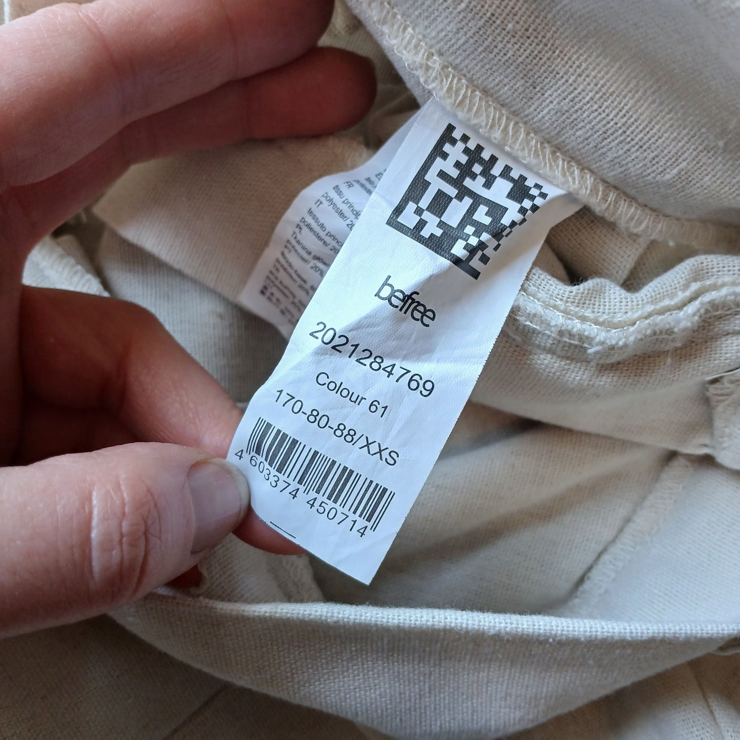 Befree Beige Trousers Size XXS