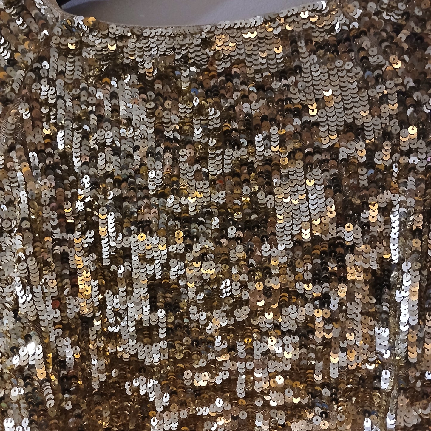 Atmosphere Gold Sequin Bolero Size Small
