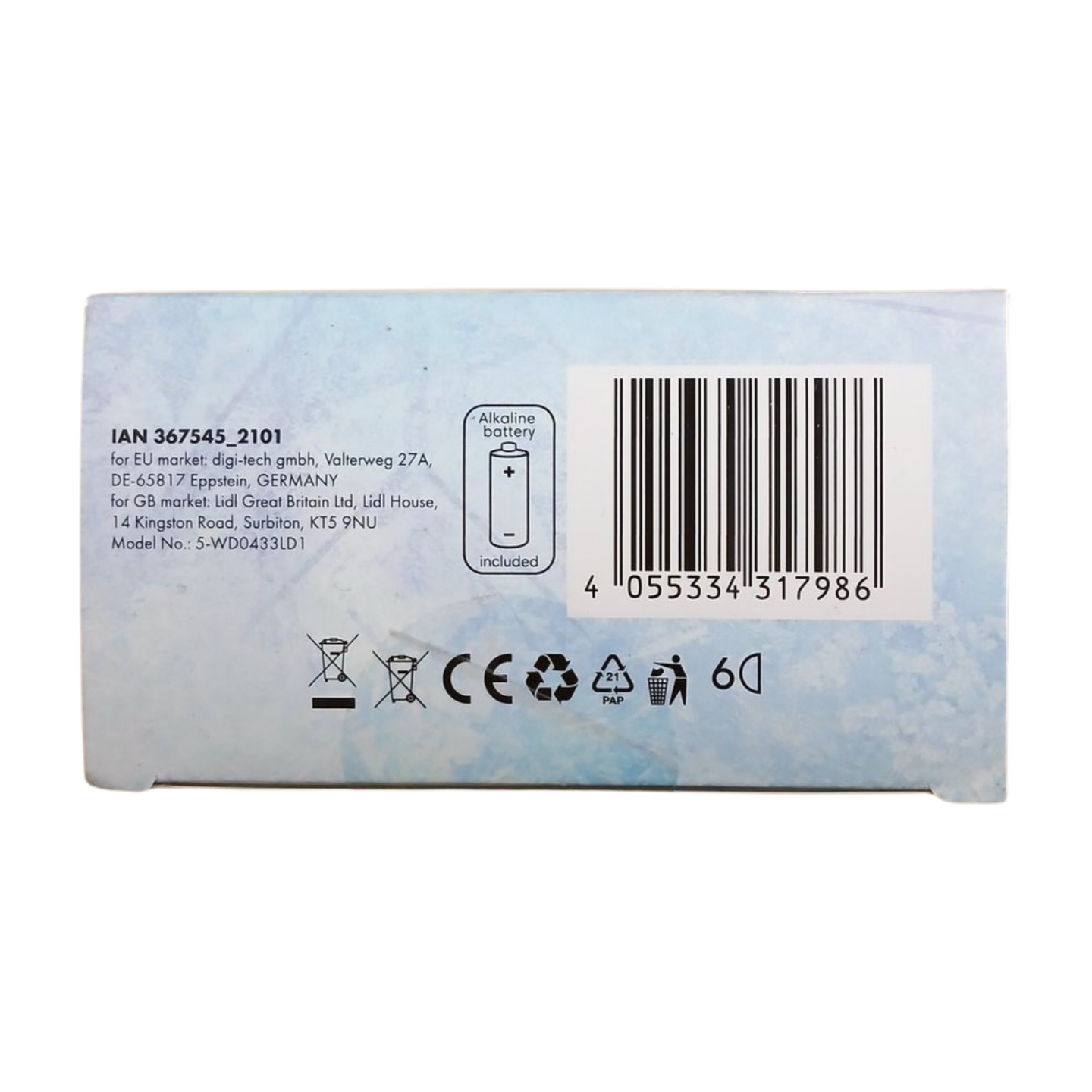 Brand New In Box Frozen Olaf Alarm Clock