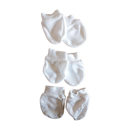 3 Pairs of Baby Mittens