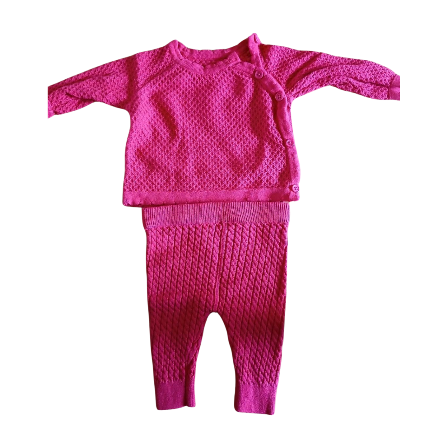 Dunnes Matching Red Top and Leggings Age Newborn