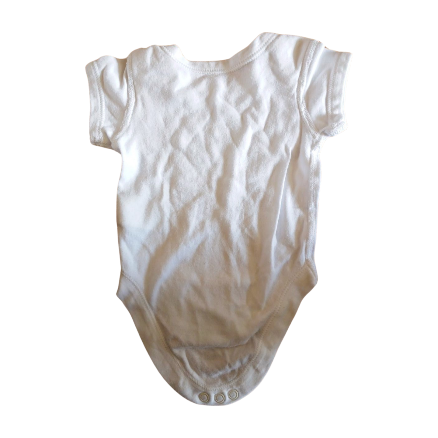 White Babygrow Vest Age Up To 1 Month Newborn