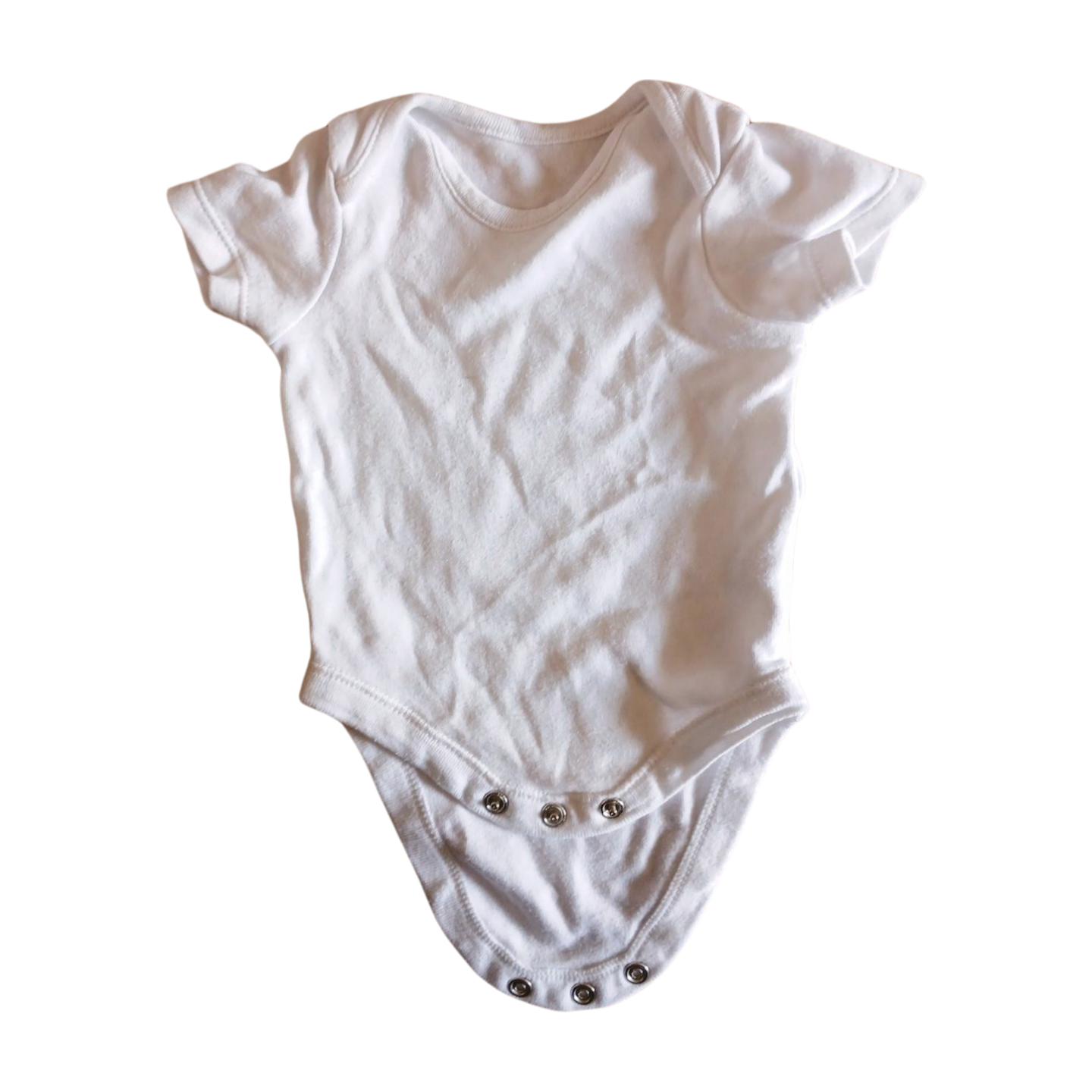 Dunnes White Babygrow Vest Age Newborn