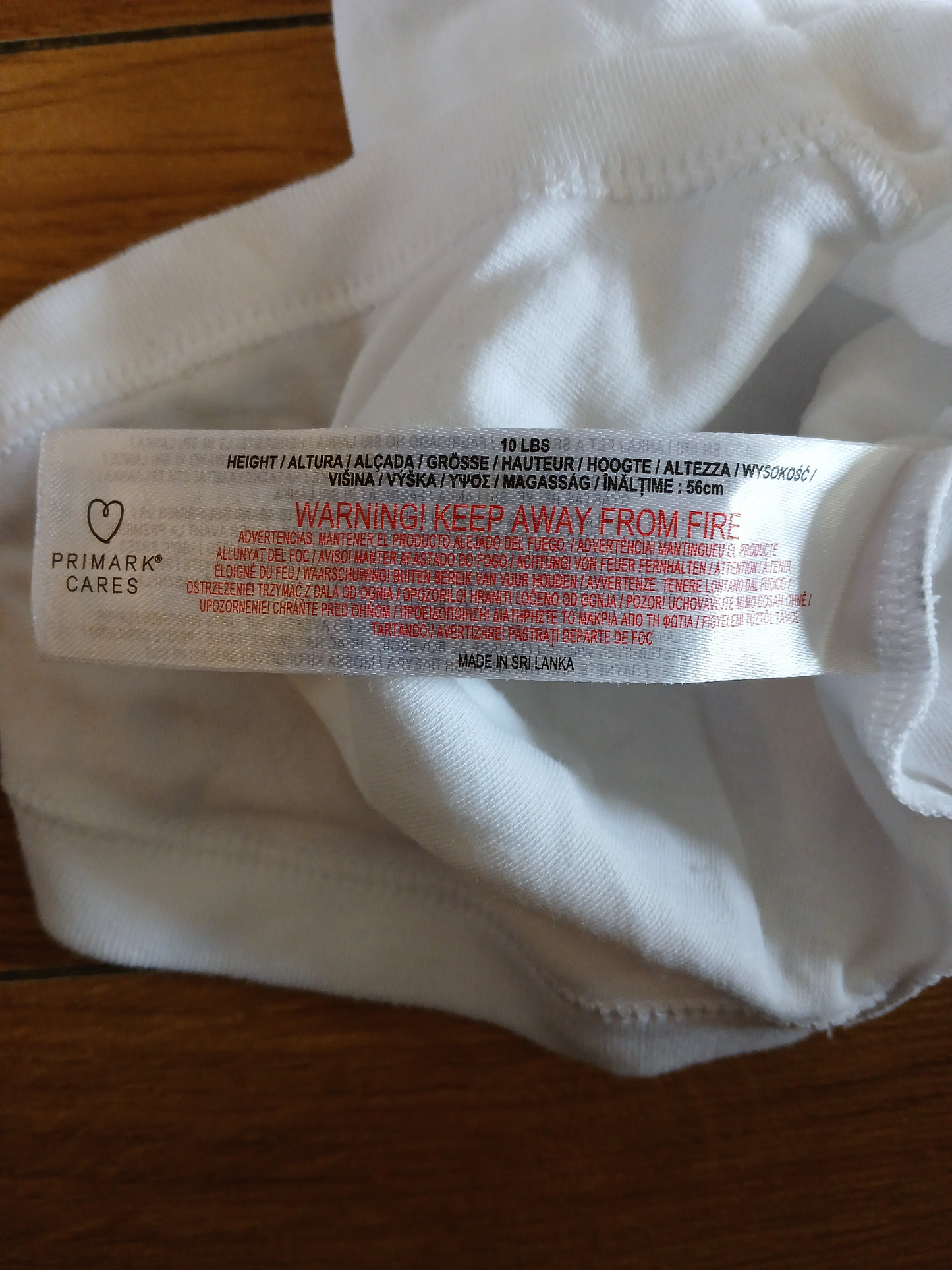 Penneys White Babygrow Vest Age 0-3 Months