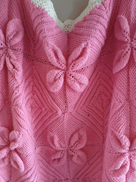 Handmade Baby Blanket Approximately 78cmx78cm