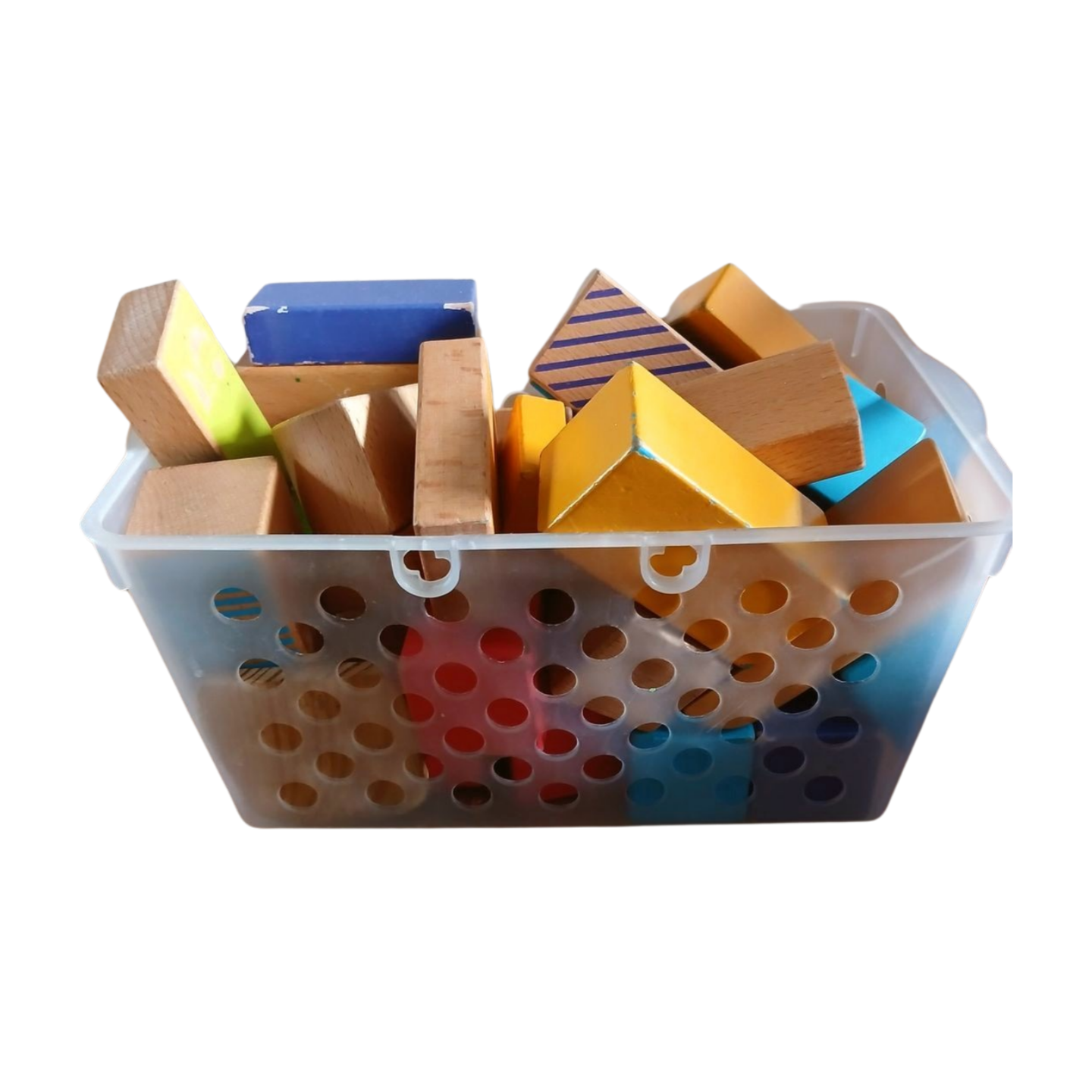 Basket Selection of Wooden Blocks