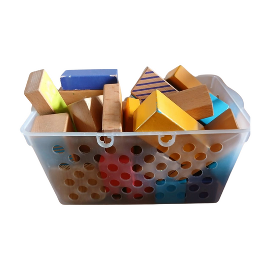 Basket Selection of Wooden Blocks