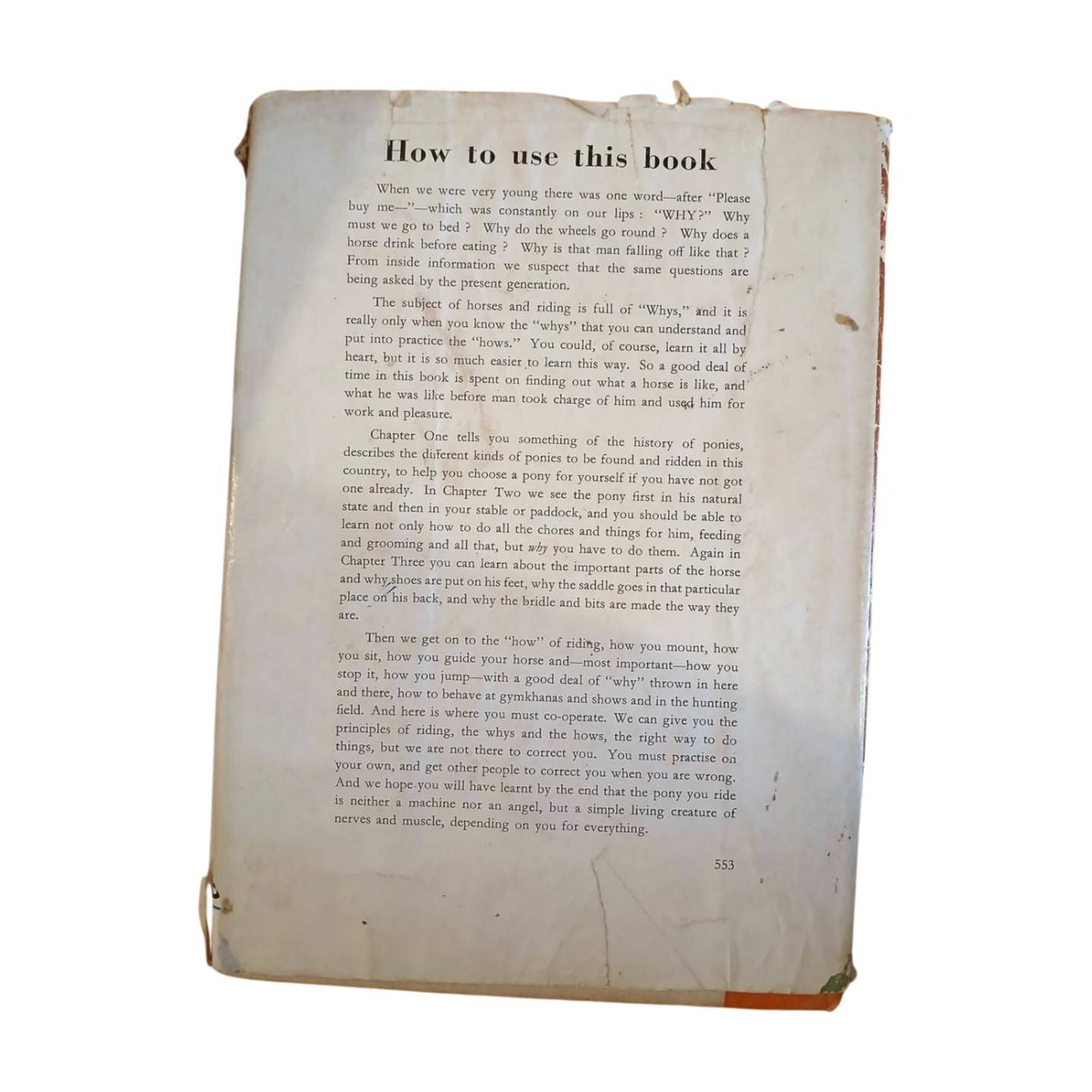 Riding For Boys And Girls by C.E.G. Hope