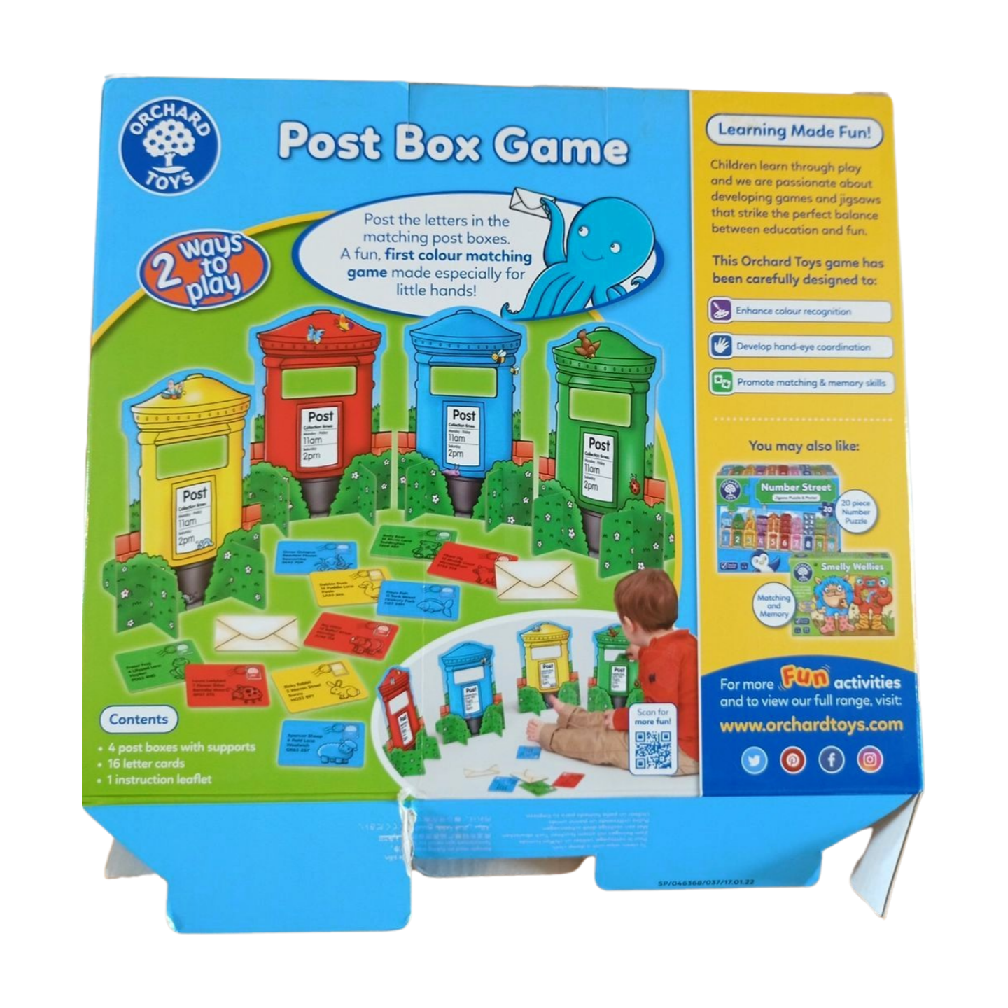 Orchard Toys Post Box Game - Parts Missing