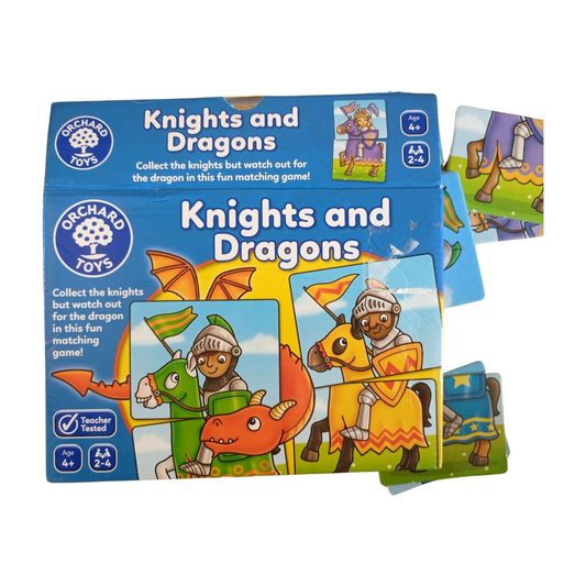 Orchard Toys Knights and Dragons Game - Parts Missing