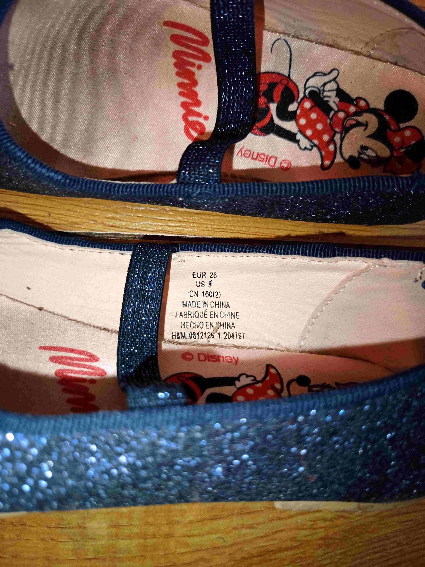 Minnie Mouse Shoes Size EUR 26/8.5