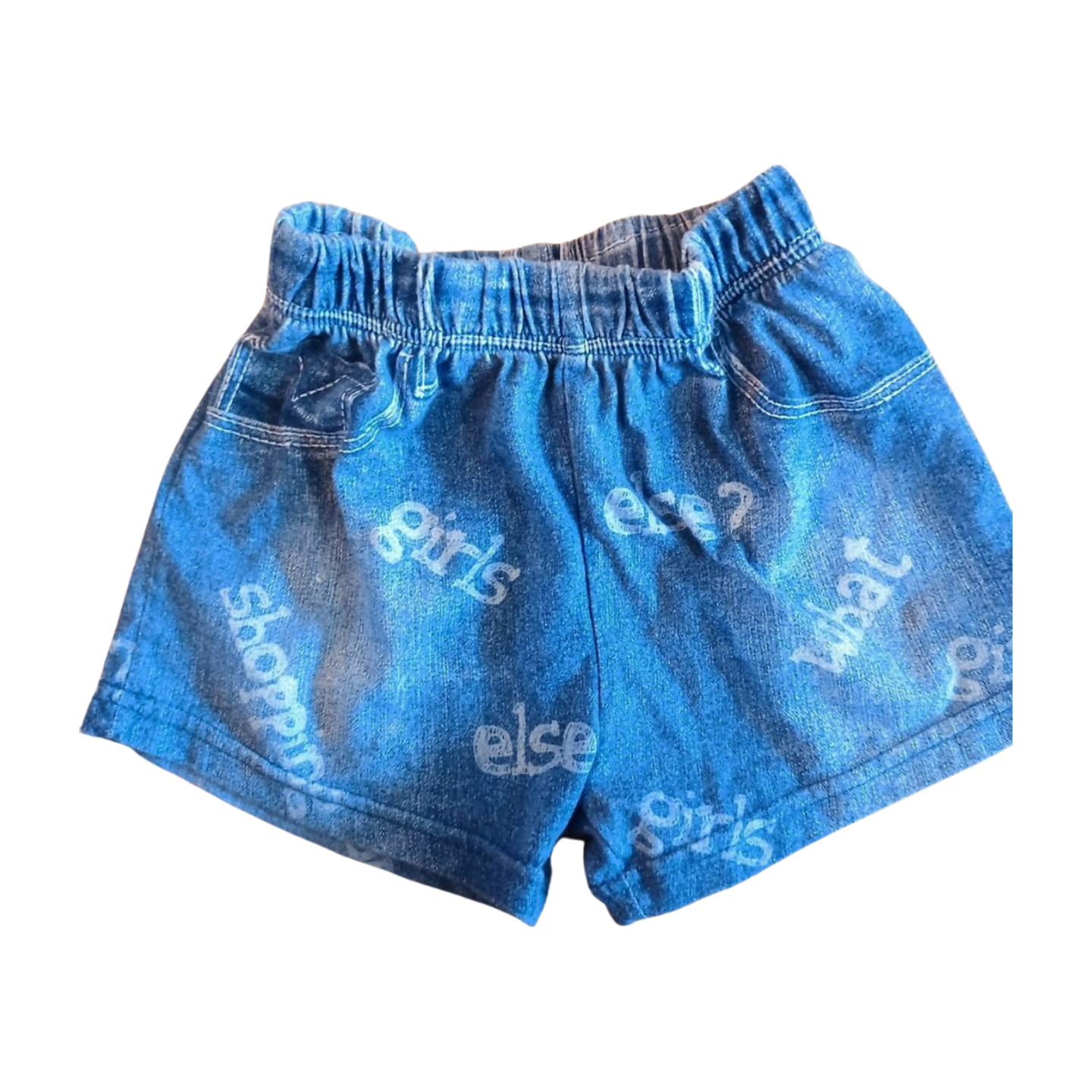 Denim Look Shorts Age 4